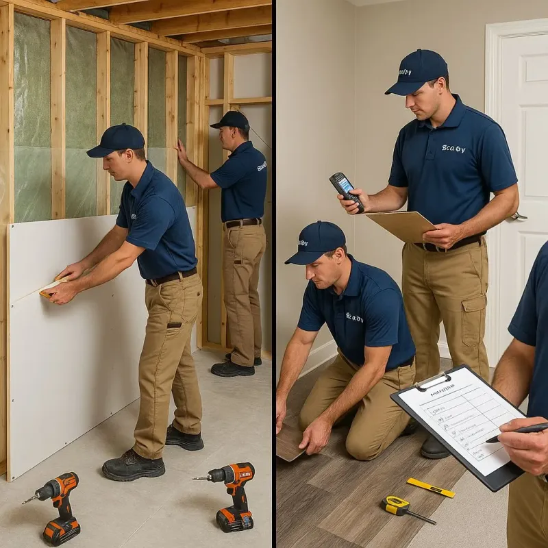 Repairs and Reconstruction process in Whitwell, TN